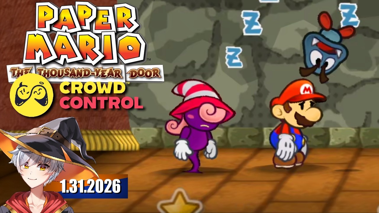 Paper Mario: The Thousand-Year Door w/ Crowd Control | 1.31.2026