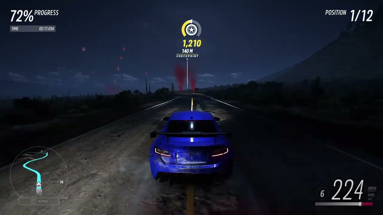 Trying to win a night race Festival Gatecrash Lexus RC F