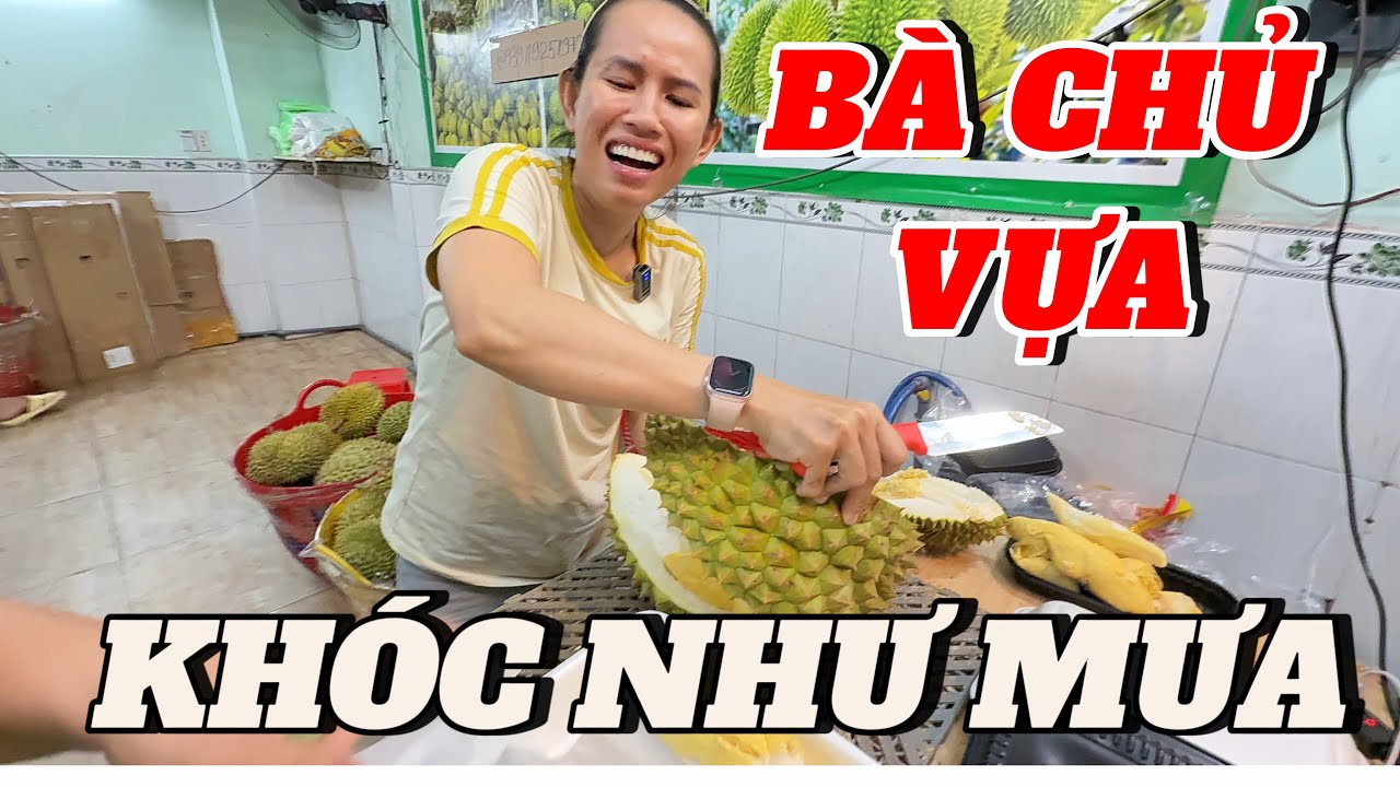 Bà chủ vựa khui sầu rất khéo khi Hàng TẤN SẦU RIÊNG cập BẾN HIẾU NGHĨA nhìn rất hấp dẫn