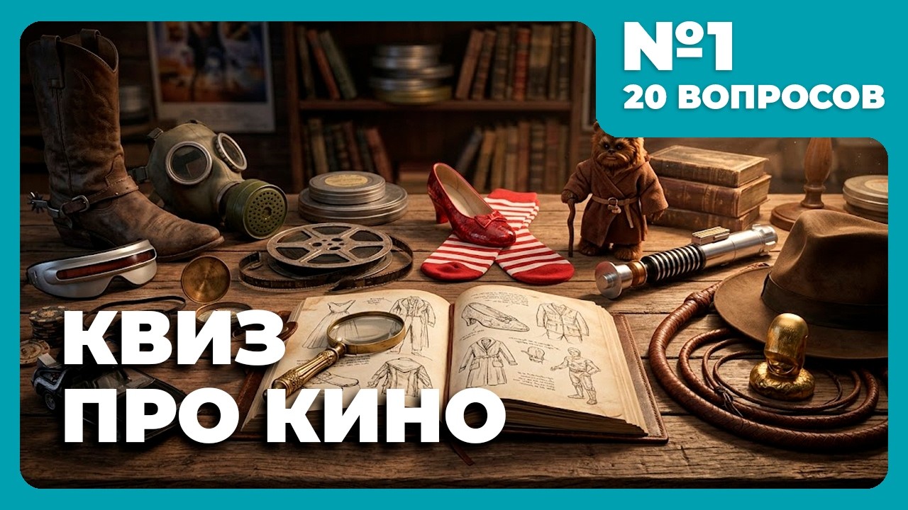 Квиз - Кино #1 🎬 Всё о любимых фильмах!