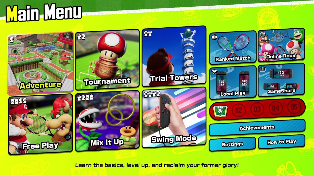 (NS2) Mario Tennis Fever ending stream