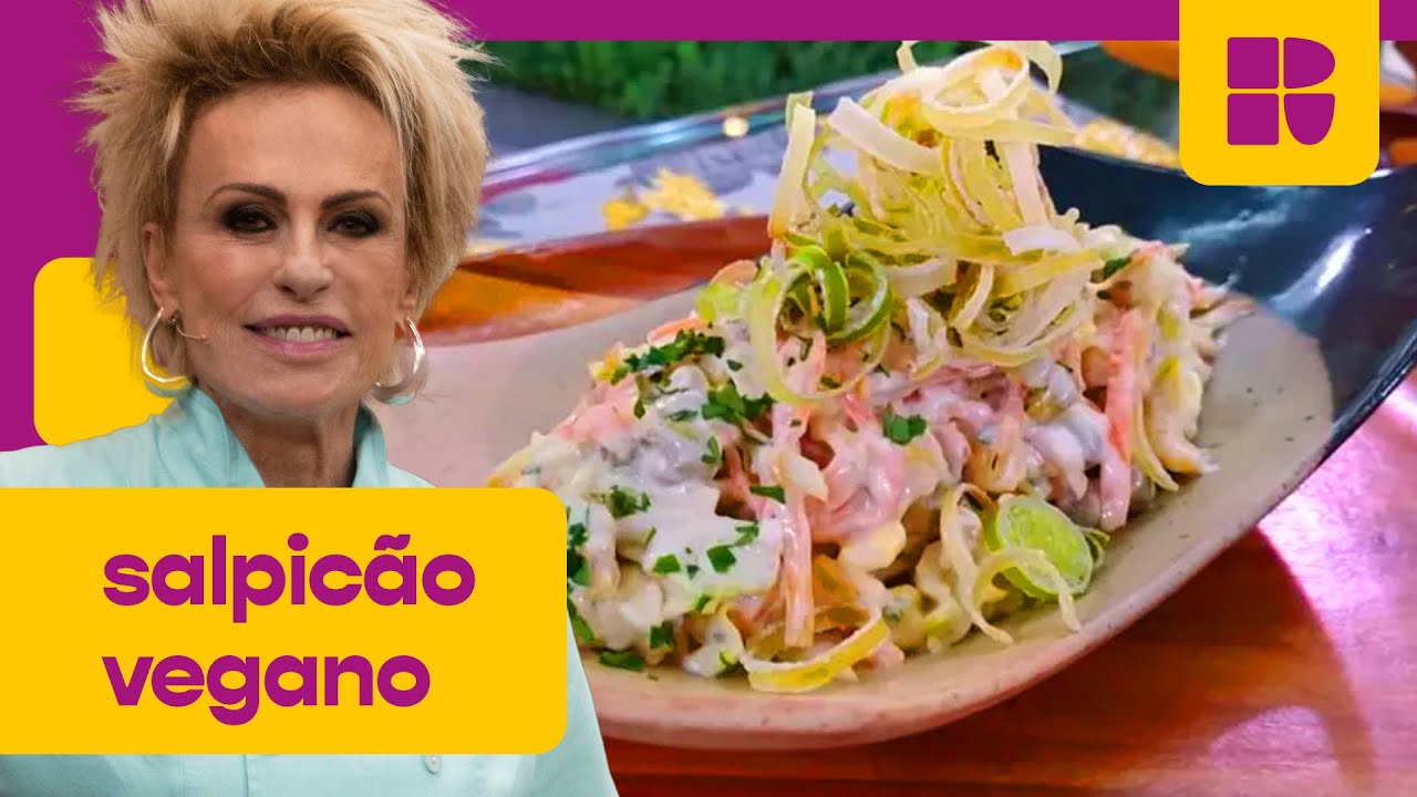Salpicão vegano com maionese de linhaça! | Receitas de Natal | Ana Maria Braga | Mais Você