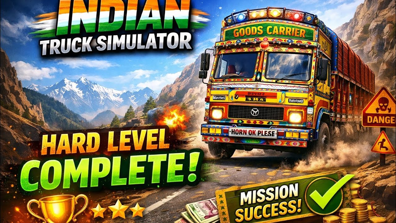 Hardest Mission Done ✅ | Indian Truck Simulator#indiantruck#devaxtremgaming 
