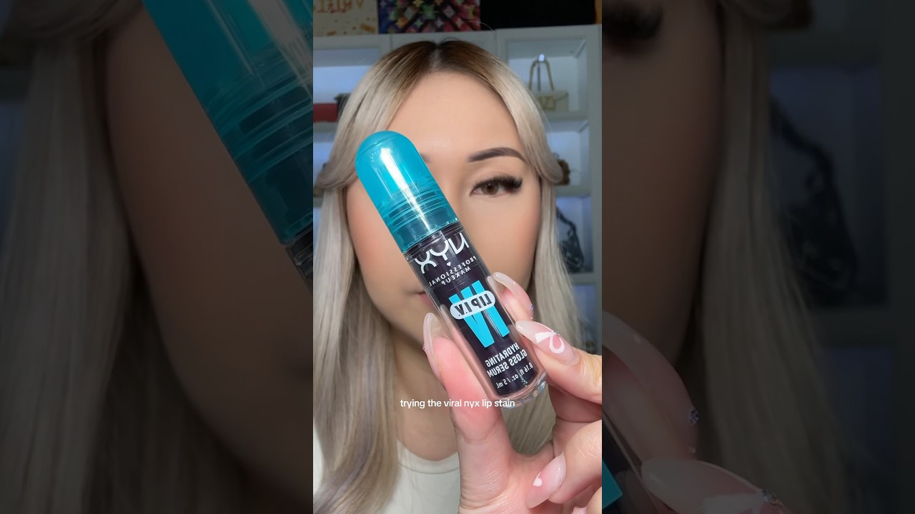 Trying the viral NYX lip stain