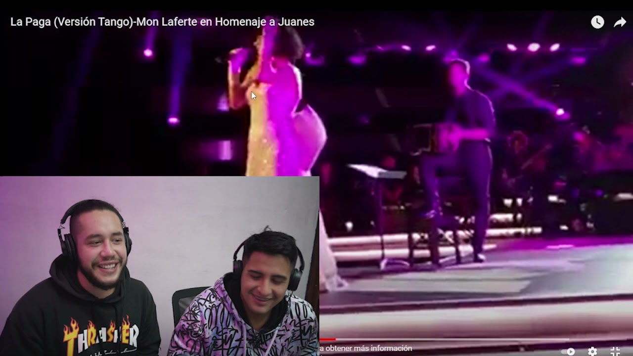 la peor REACCION a La paga version Tango Monlaferte Homenaje a Juanes