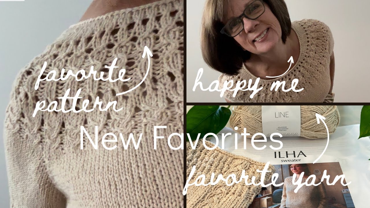 Мой новый любимый узор для вязания и новая любимая пряжа #fashionover50