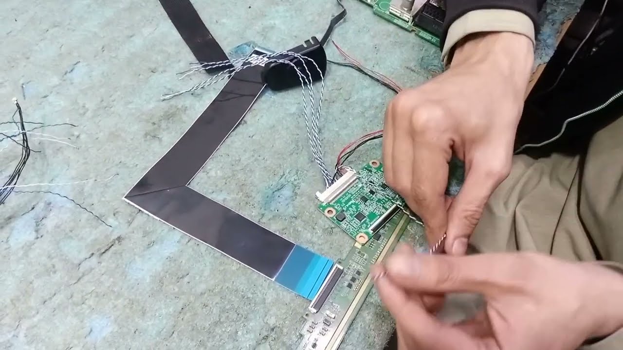 How to make LVDS Cable complete guide step to step (Samsung original board)