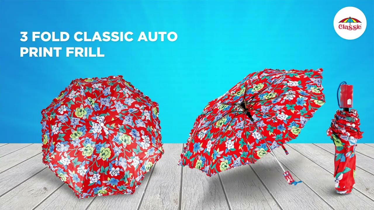 3fold Umbrella range by Classic Umbrella. Purely Made in India Product.