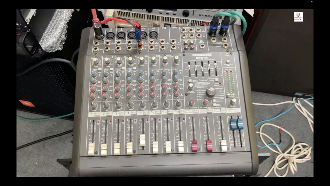 Bàn Mixer Mỹ Bãi Mackie DFX-12 Chất Âm Cực Hay Tại Sang Audio