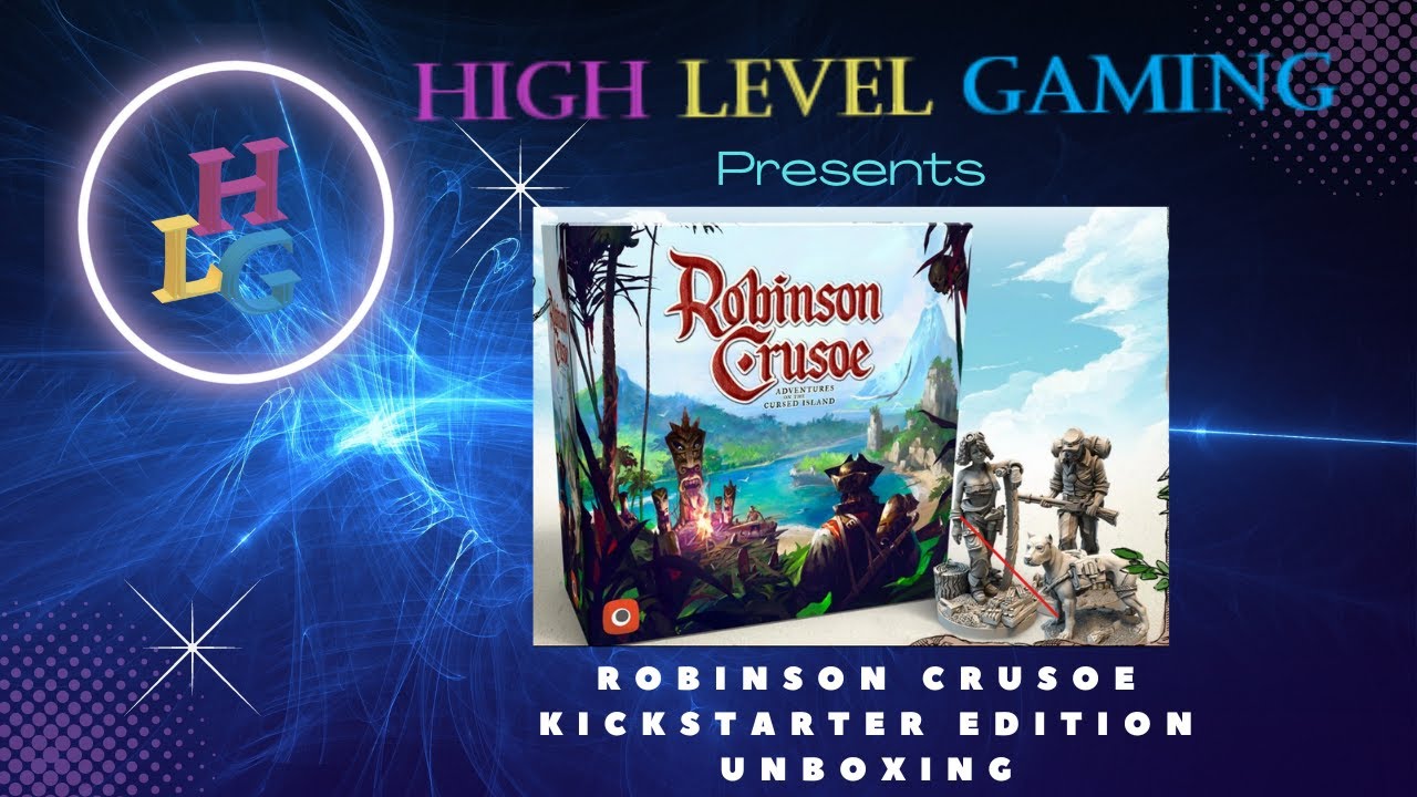 US#02 - Robinson Crusoe Collector's Edition Unboxing (Gamefound Edition)