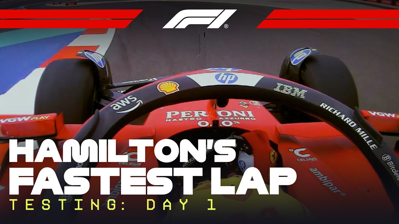 Lewis Hamilton&rsquo;s First Ferrari Outing | F1 Pre-Season Testing 2025