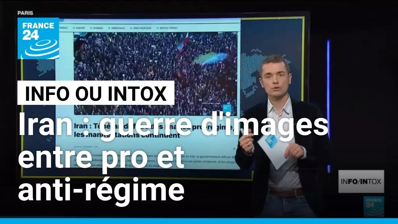 Iran : guerre d'images entre pro et anti-r&eacute;gime &bull; FRANCE 24