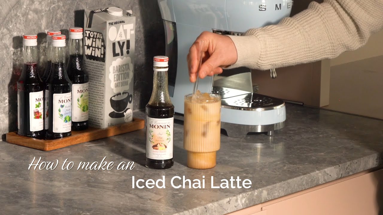 How To Make an Iced Chai Latte with MONIN Chai Tea concentrate