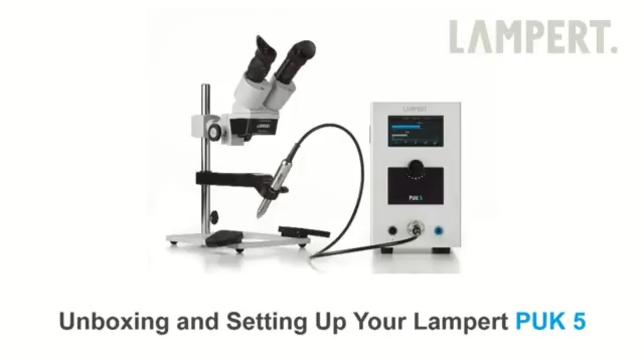 Unboxing and Setting Up Your New Lampert PUK5 PUK Welder