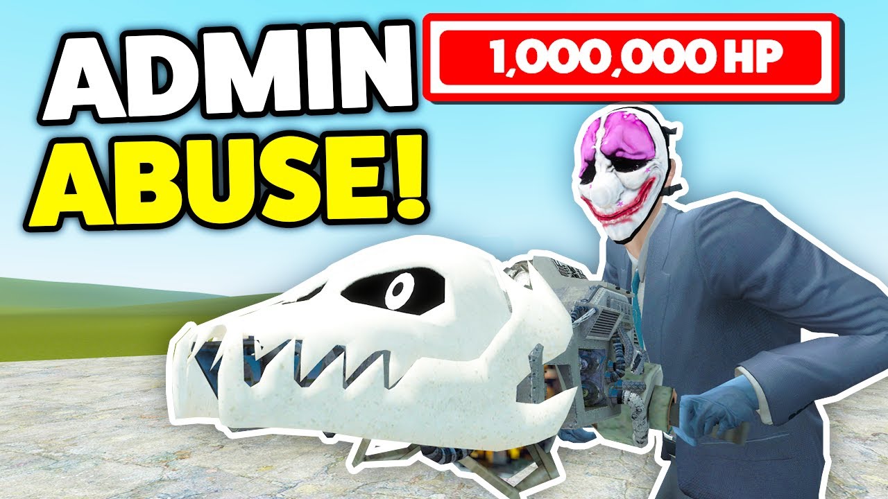THEY DON'T KNOW I'M IN GOD ADMIN ABUSE - Gmod DarkRP Admin Abuse (Take No Damage HACKER!)