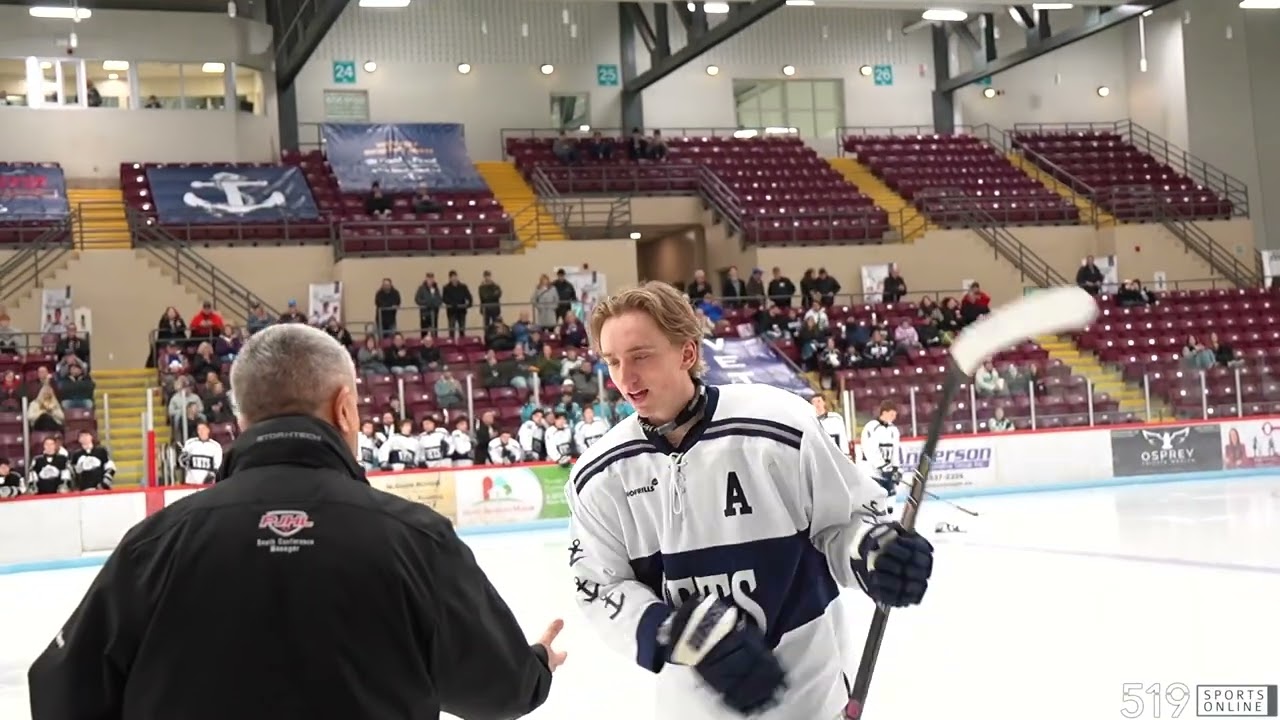 PJHL Playoffs (Game 1) - Dorchester Dolphins vs Woodstock Navy Vets