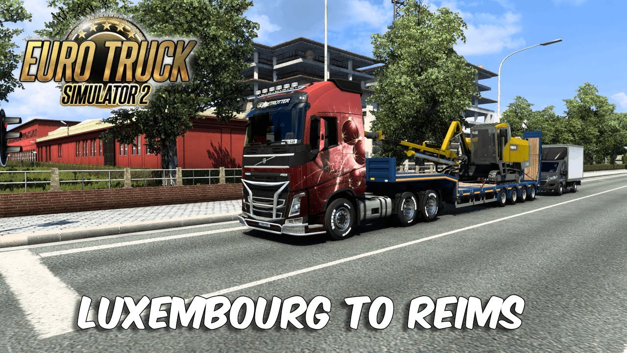 Luxembourg to Reims | Euro Truck Simulator 2 | ETS2 1.43 Mods | Volvo FH16 | Tobii Eye Tracker 5