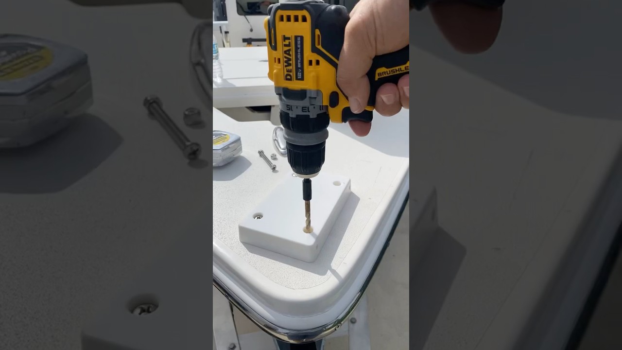 Trolling motor Install on Hewes! 