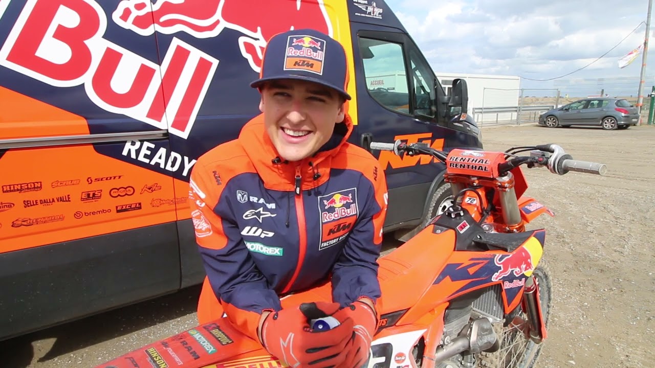 Liam Everts de passage à Loon Plage avant de reprendre le MXGP  EXCEPTIONNEL...