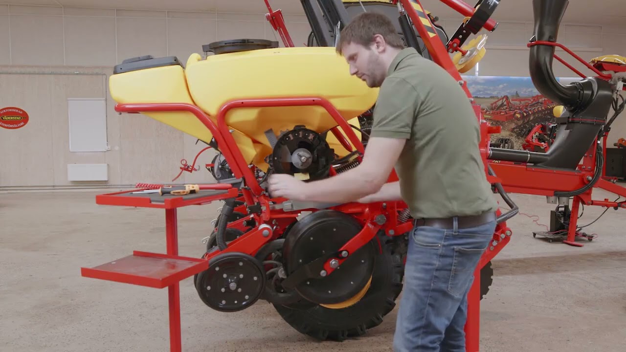 Setarea semănătoarei Vaderstad Tempo pentru însemânțarea culturii de porumb