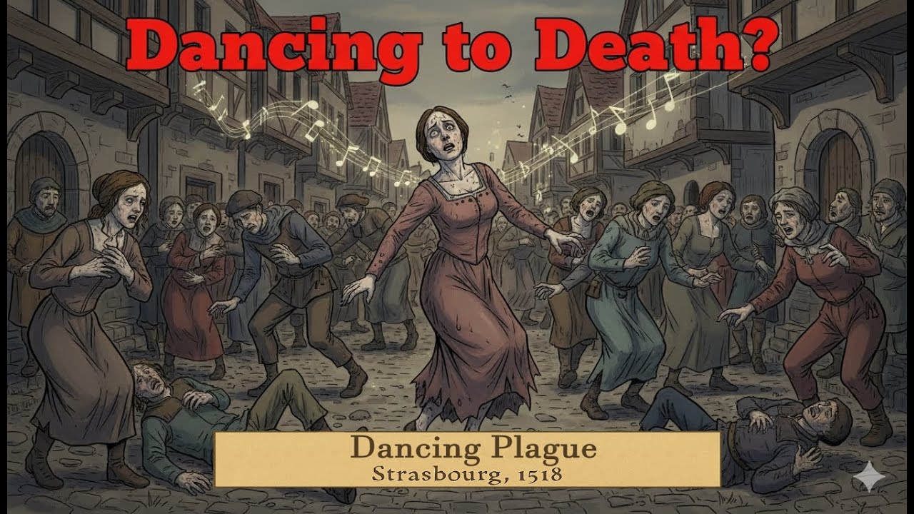 😱 Unbelievable True Story: The Dancing Plague That Killed Hundreds 💃🕺 | Weird History Facts 📜