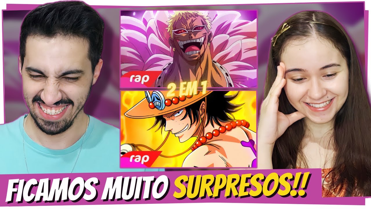React Rap do Doflamingo (UM REI) e Rap do Ace (PUNHOS DE FOGO) | 7 Minutoz | One Piece | NERD HITS