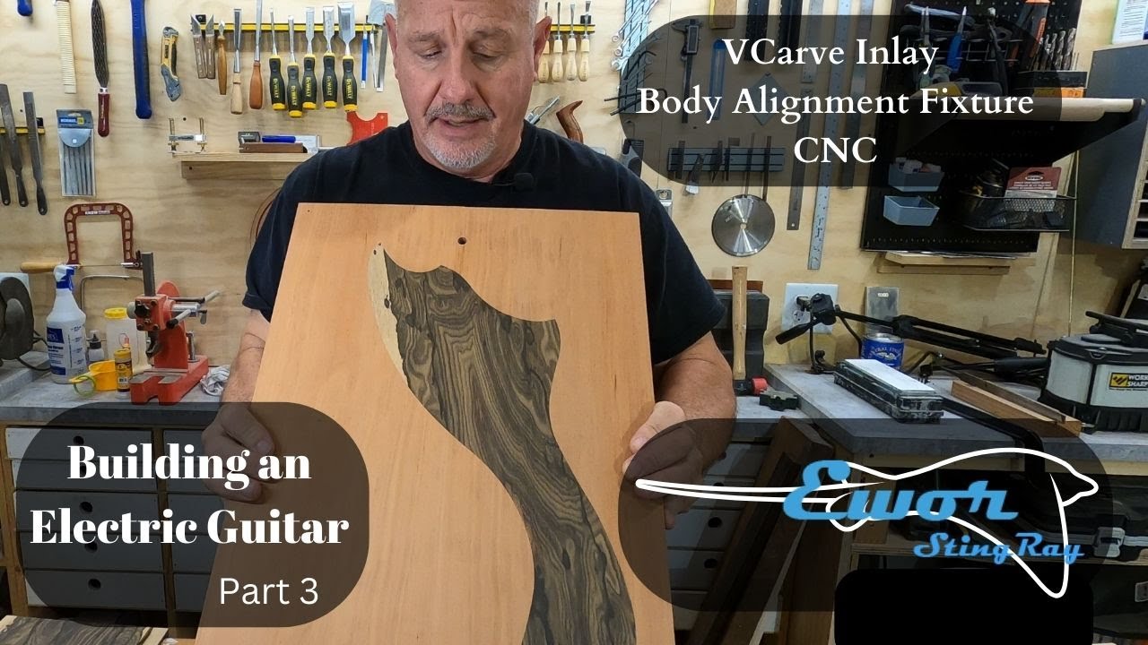 Ewor Stingray part 3: Vcarve Inlay
