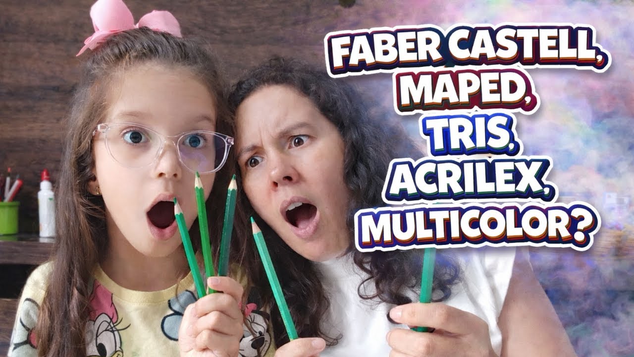 TESTAMOS CINCO MARCAS DE LÁPIS DE COR + UMA MARCA BÔNUS i QUAL A MELHOR?