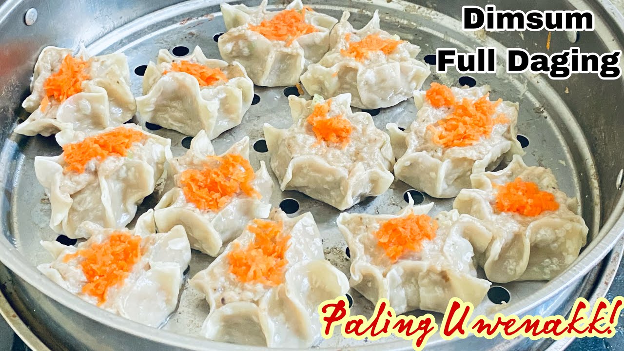 RESEP BIKIN DIMSUM FULL DAGING ENAK DAN MUDAH PRAKTIS