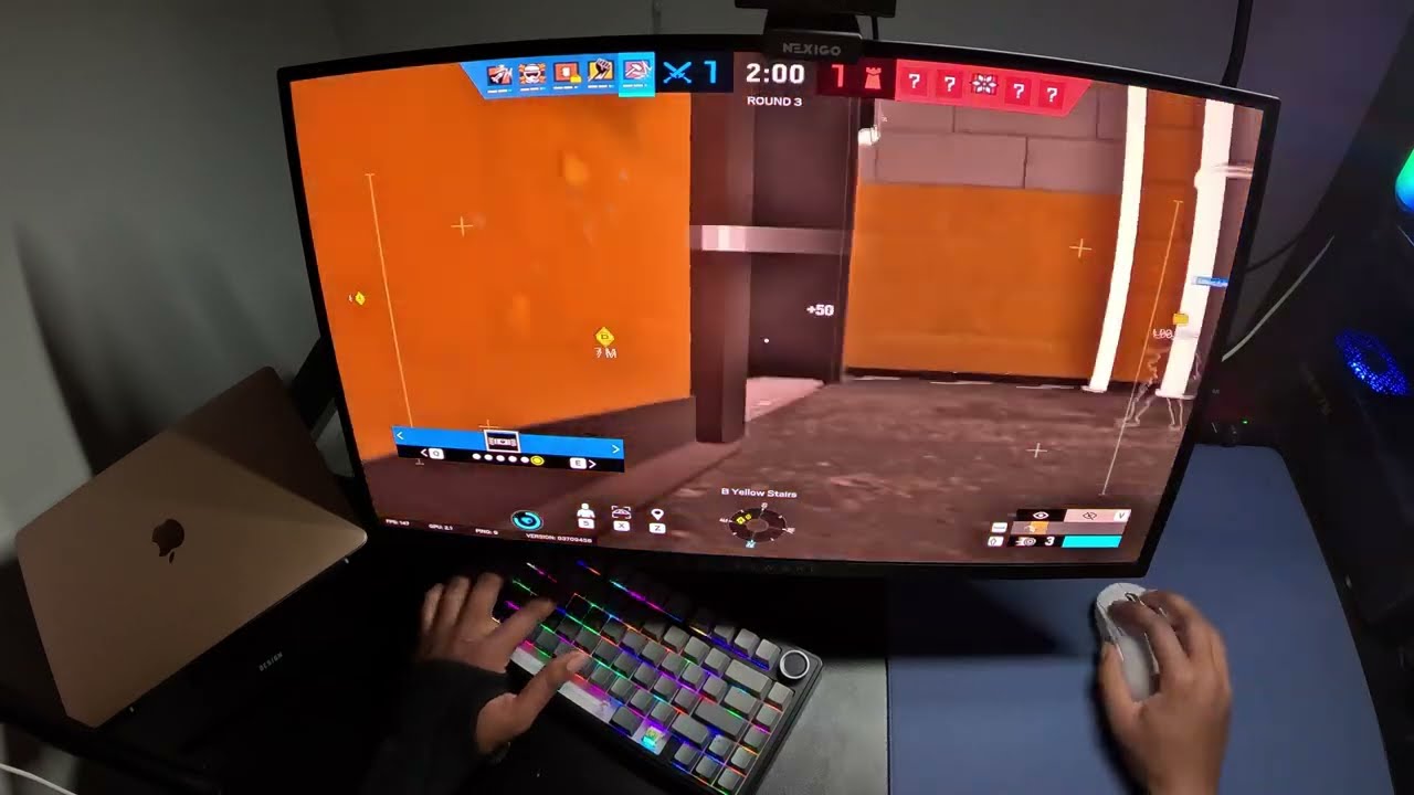 POV ASMR | Unboxing Alienware AW2725DF OLED Monitor| R6 Ranked Diamond 1 Game