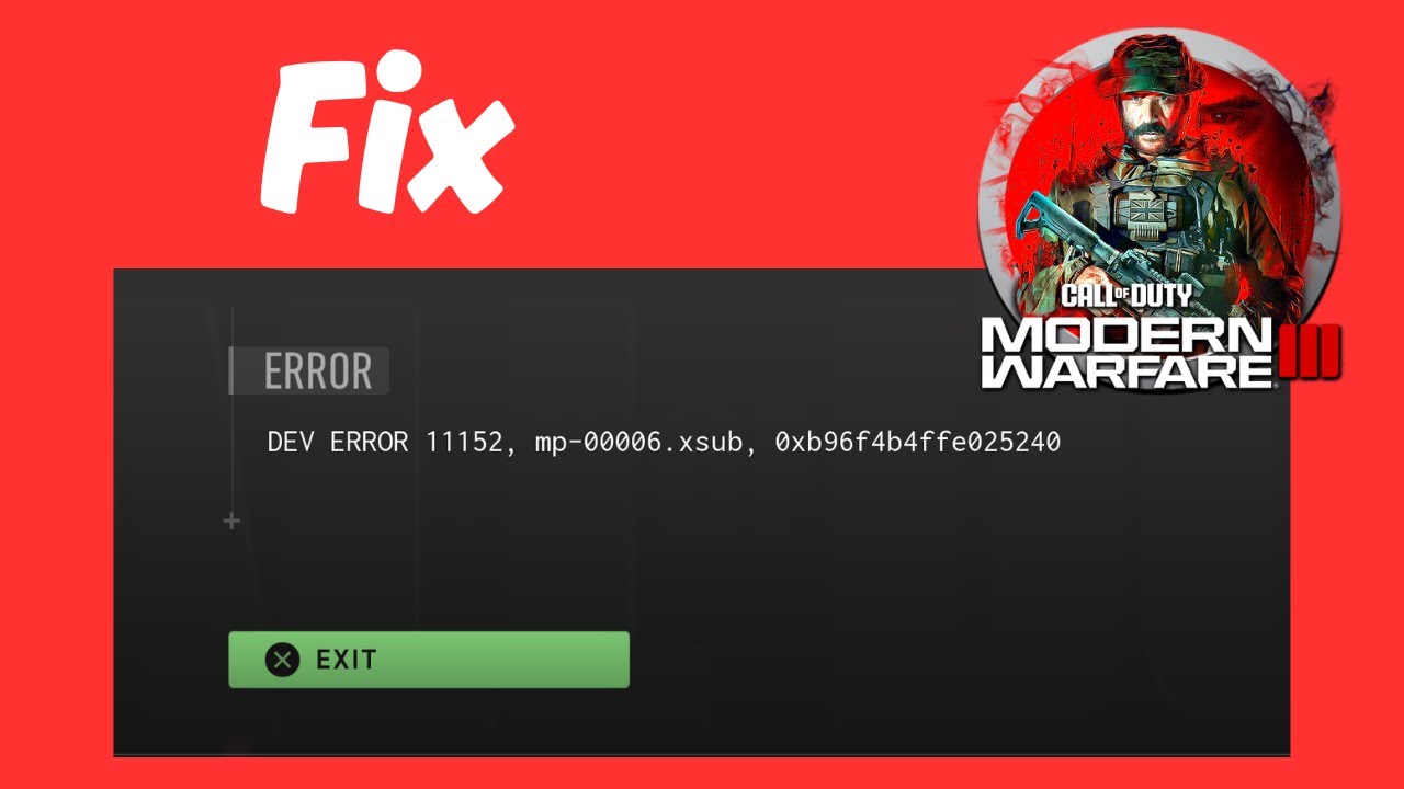 Fix Dev Error 11152 in Call of Duty Modern Warfare III (MW3) &ndash; Quick Solutions!