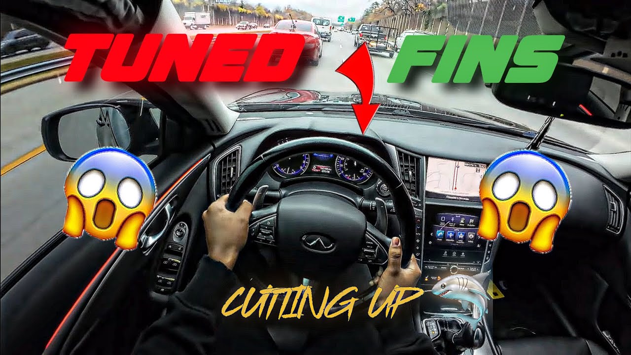Tuned G37 & Q50 Cutting Up In Heavy Traffic!!