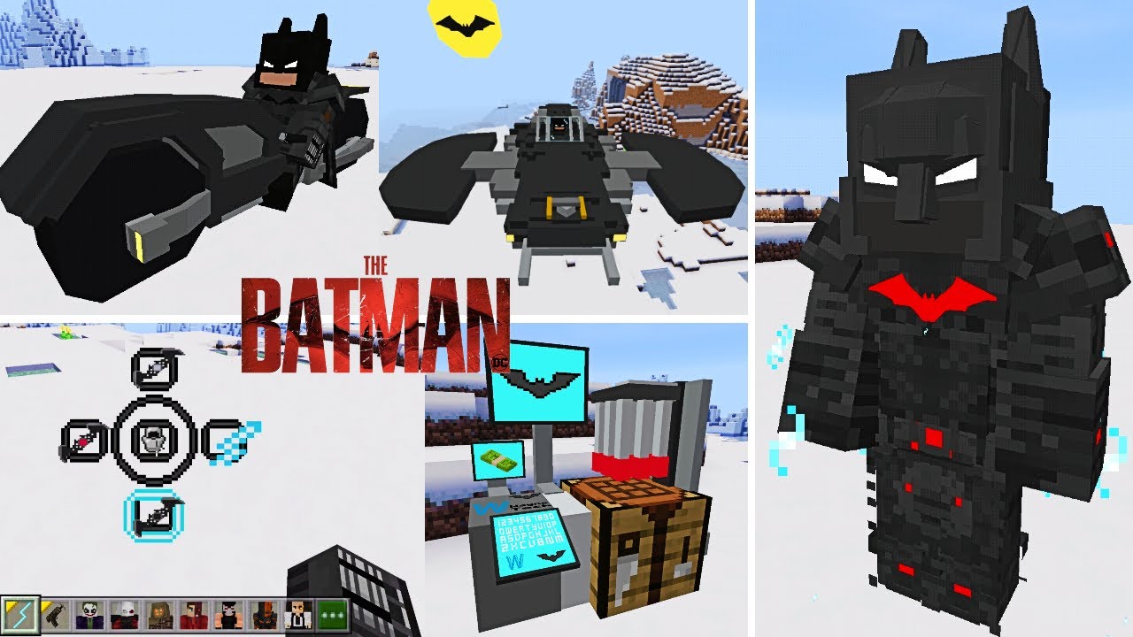 El Mejor Addon de BATMAN para Minecraft PE || BATMAN MCPE