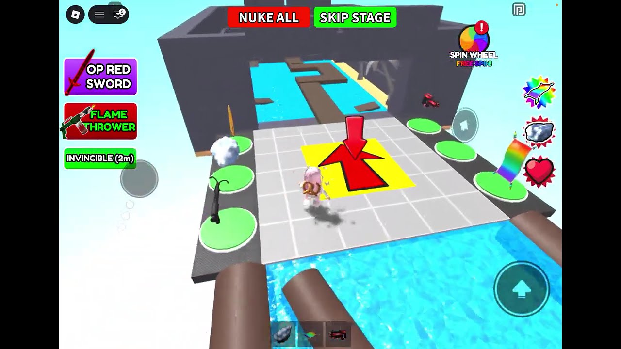 Obby but I can’t jump ￼Alina. Rage quit.