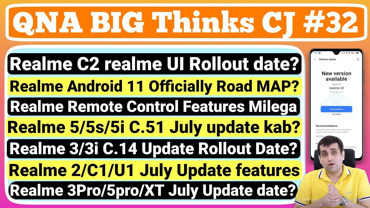 Realme Android 11 Road Map? | Realme C2 realme ui update | Realme 5/5s July update| Realme 3/3i C.14