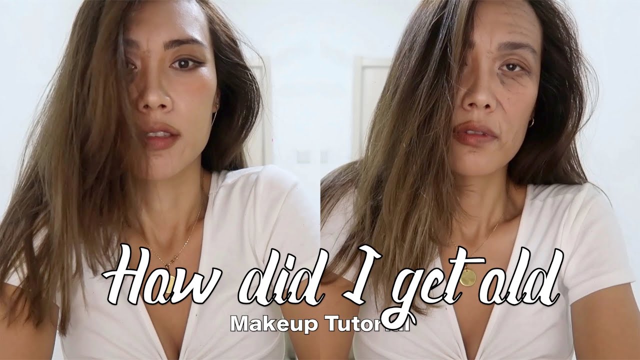 The fastest way to get old｜Easy Old Age Makeup Tutorial Halloween