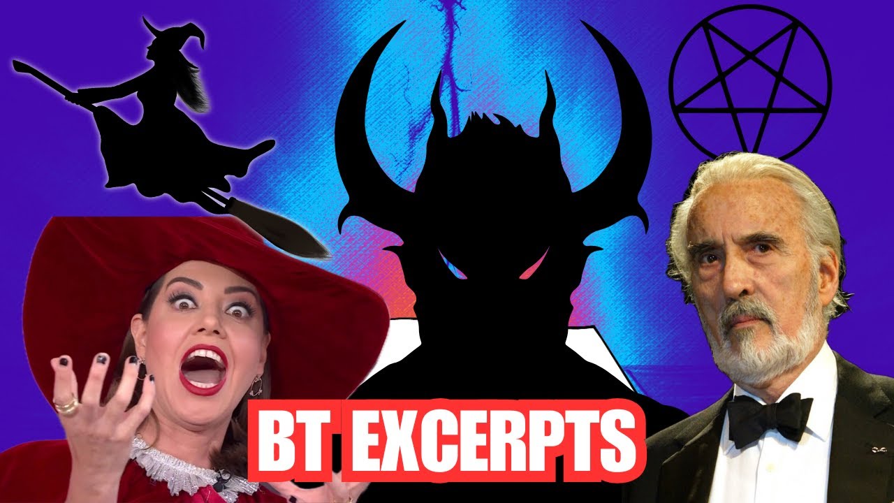 Actors Aubrey Plaza and Christopher Lee on witchcraft, the occult, and Satanism 