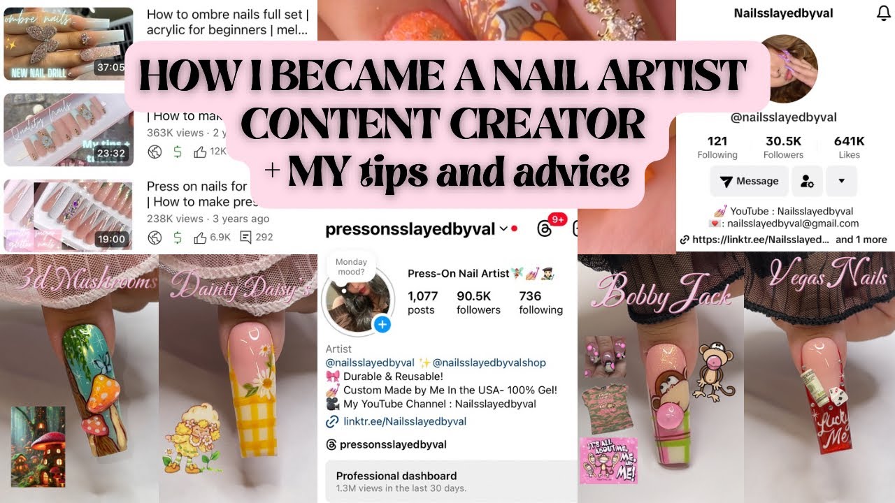 How To become a nail content creator! How I started: Real and in depth! Lets chat 💬