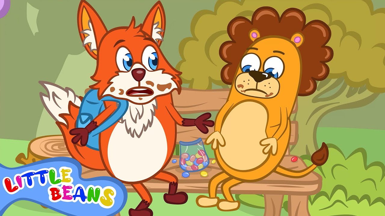Foofy a Andy se přejedli 😨🍭🍫 | Fazolky - Animované pohádky pro děti (Česky)