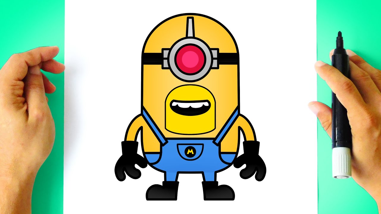 Como DESENHAR o MEGA MINION MEL - Cómo DIBUJAR a MEGA MINION MEL - Despicable Me 4 - Minions Drawing