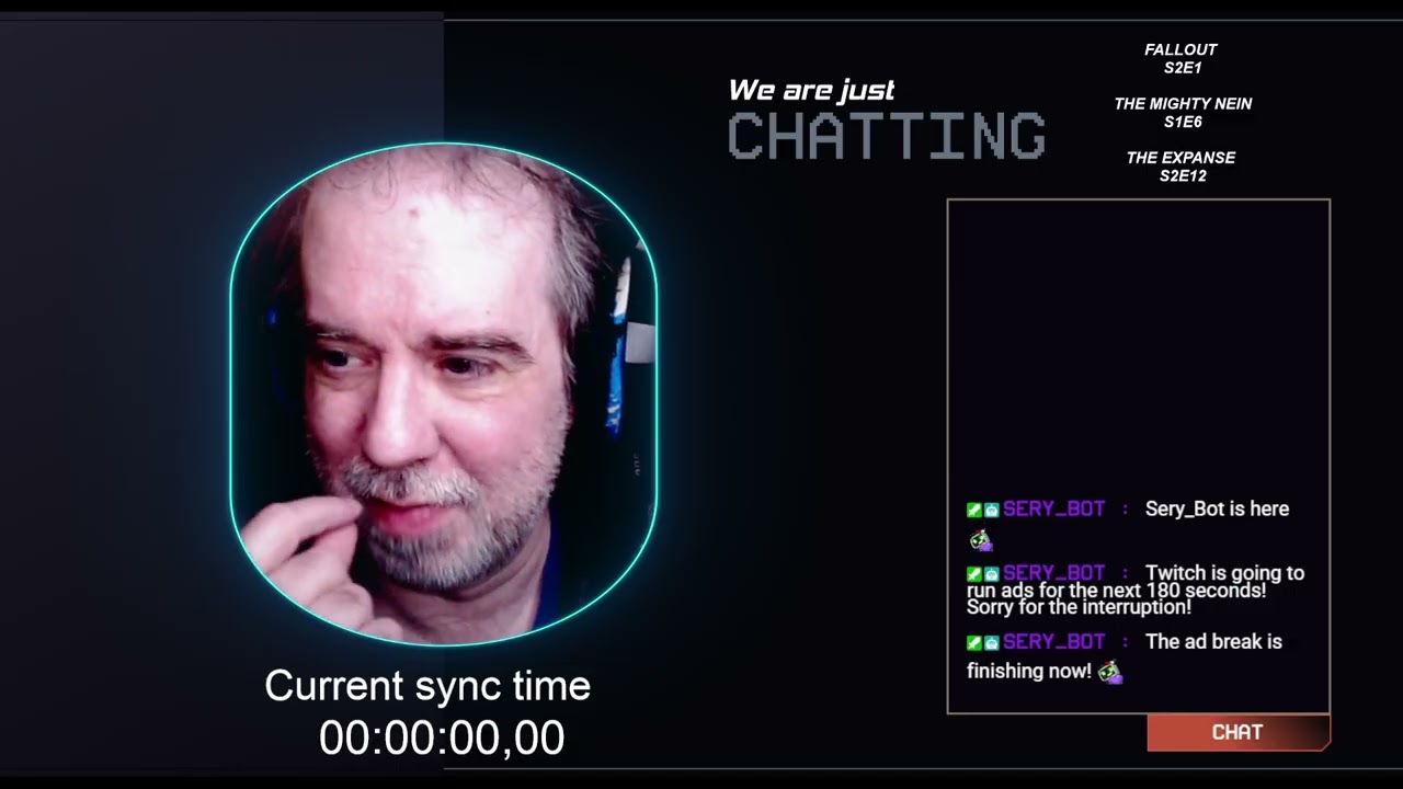 BYOC Triple bill - Fallout S2e1, Mighty Nein S1e7, Expanse s2e12 (reaction/chat - no audio or video