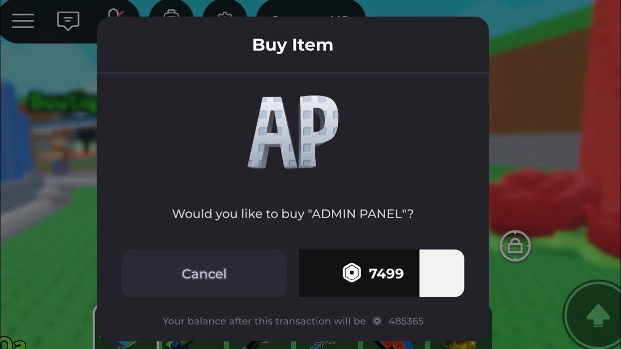 je donne admin panel contre brainrot