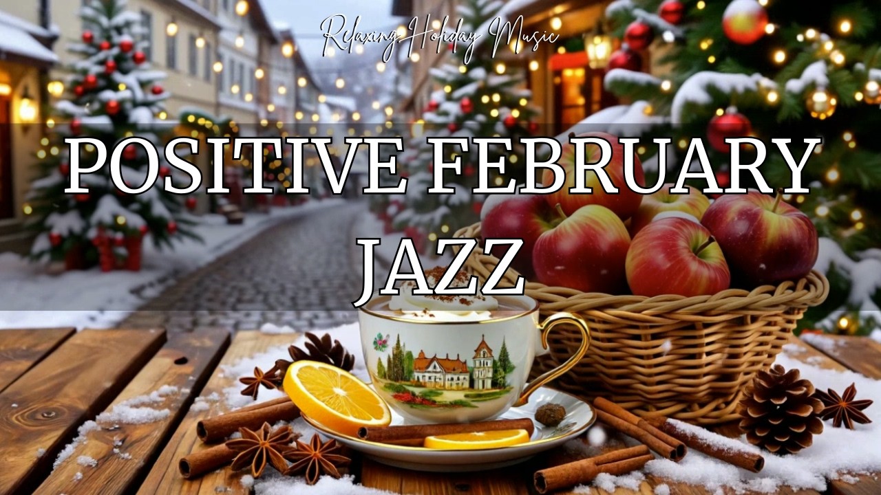 Positive February Jazz ☕ Soothing Bossa Nova Piano & Elegant Coffee Jazz Music for Work Focus
