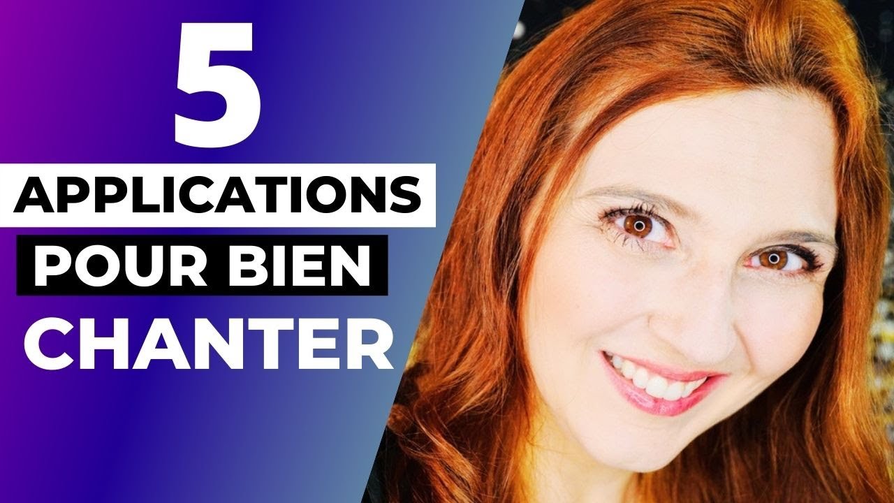 5 applications pour APPRENDRE &Agrave; CHANTER Juste et bien- Cours de chant