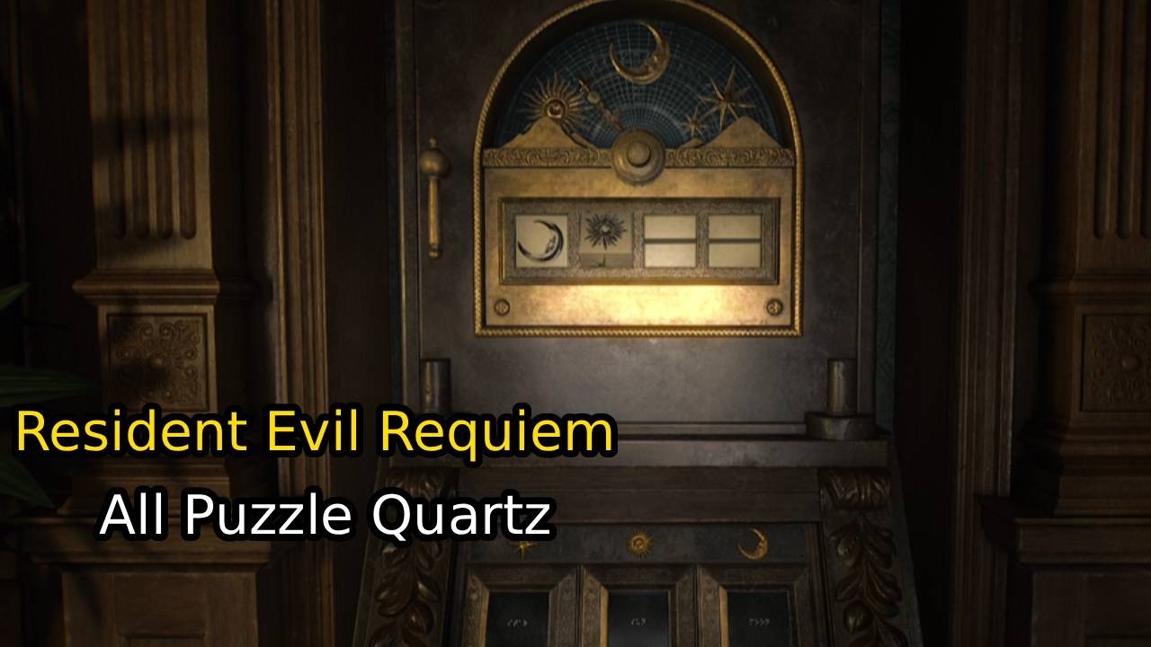 Resident Evil Requiem - Find And Place 3 Quartz Puzzle ( Escape Care Center Grace)