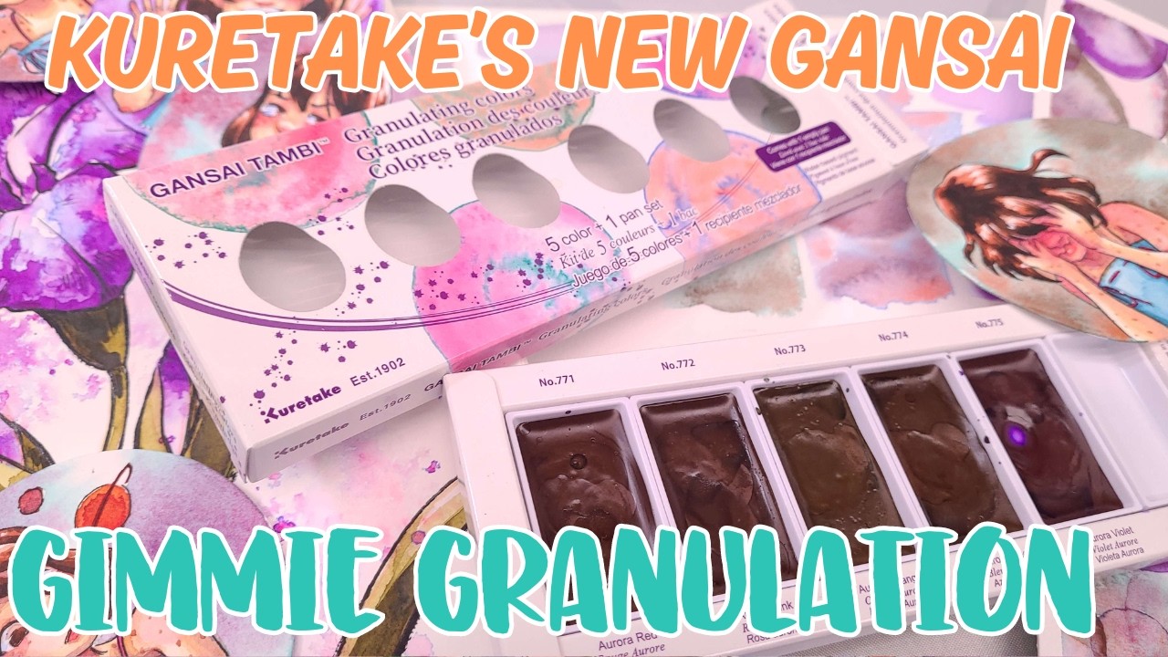 What's Wrong with Kuretake's New Granulating Gansai Tambi Watercolor Paints