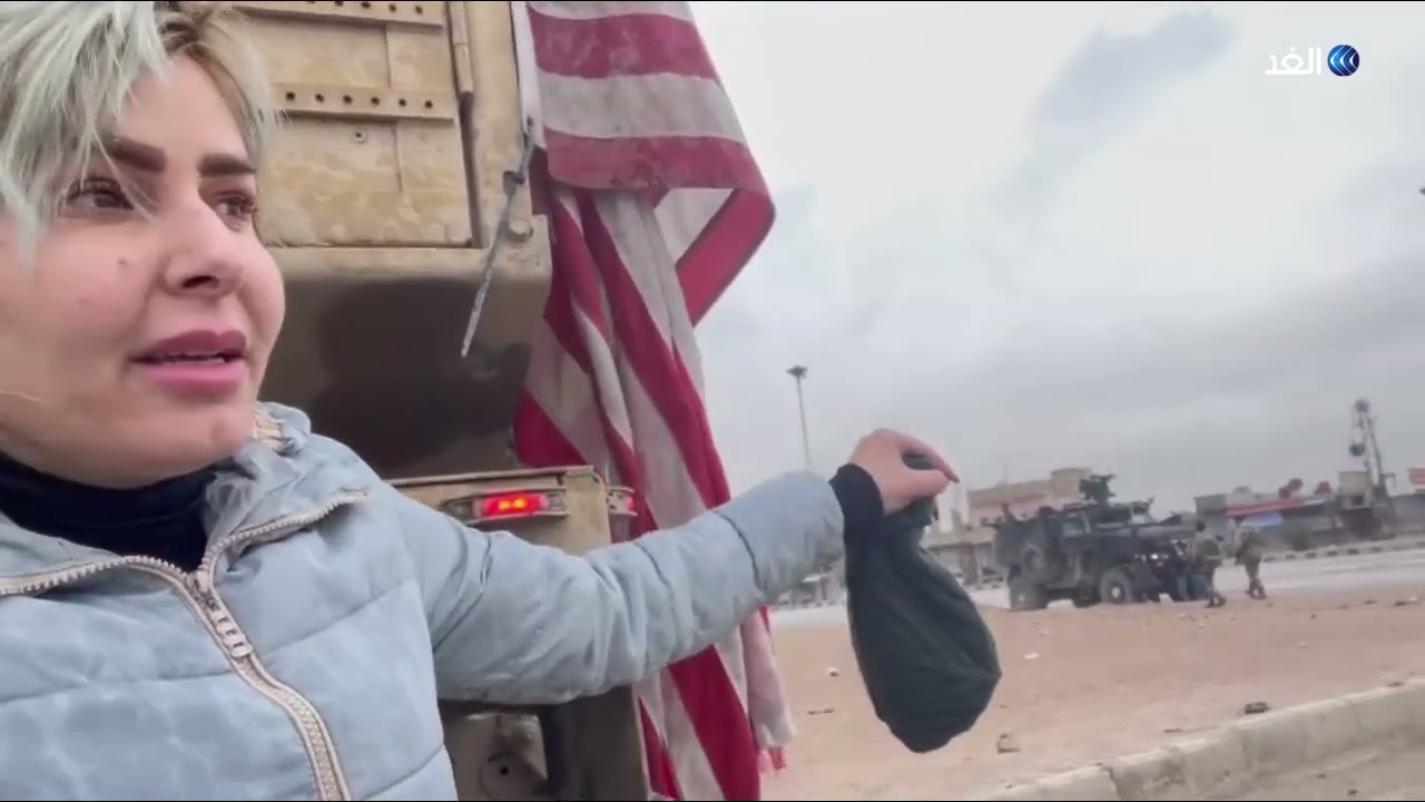 شاهد | عناصر داعش الإرهابي يطلقون النار على القوات الأمريكية وطاقم الغد في الحسكة