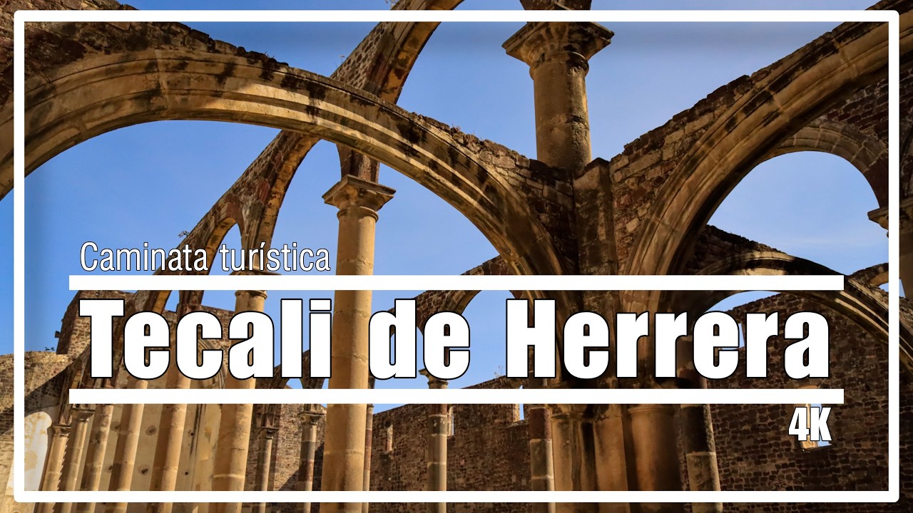 Paseo turístico 📍Tecali de Herrera Pueb.🇲🇽 | Tour relajante 4K | URBANONAUTA