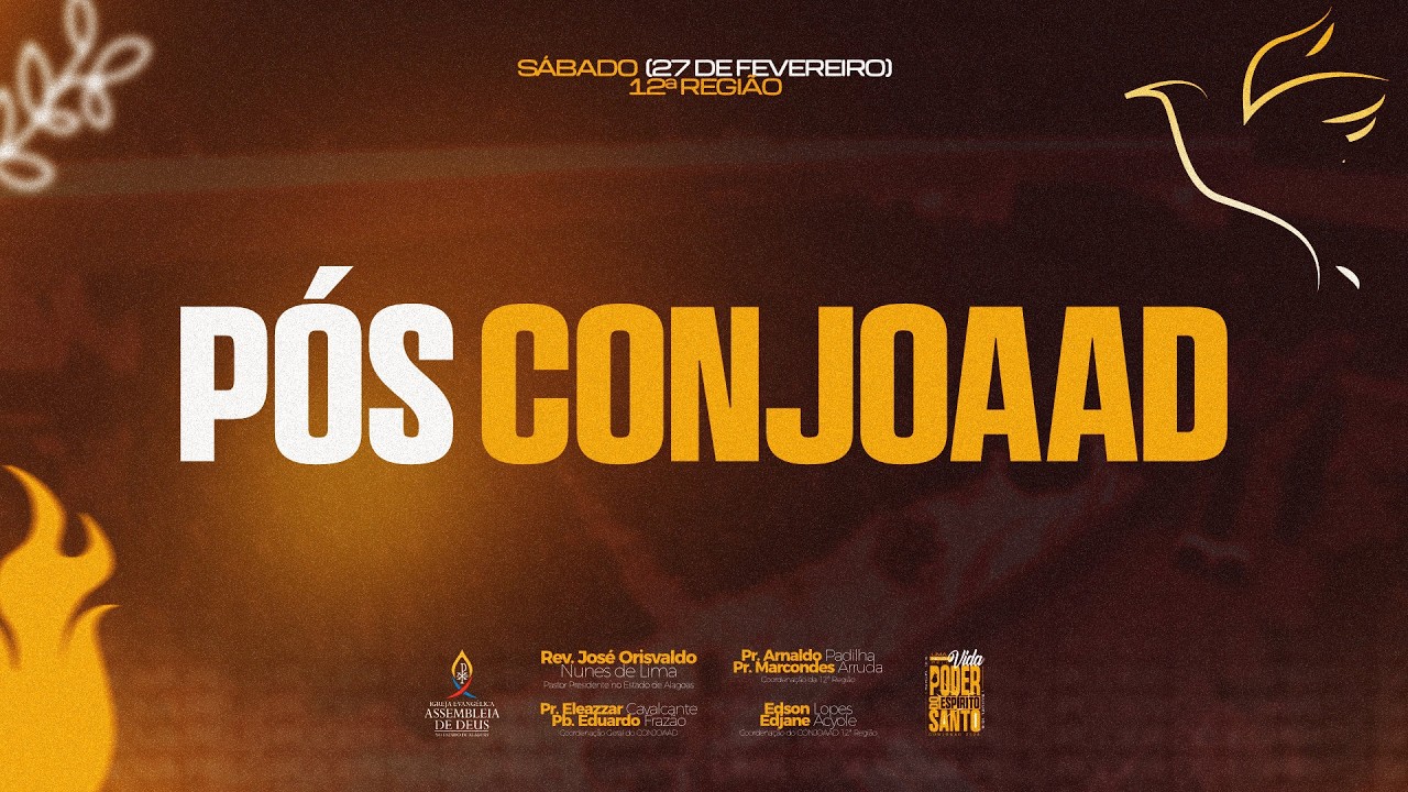 PÓS CONJOAAD 2026 | AO VIVO E COM IMAGENS | 12ª REGIÃO