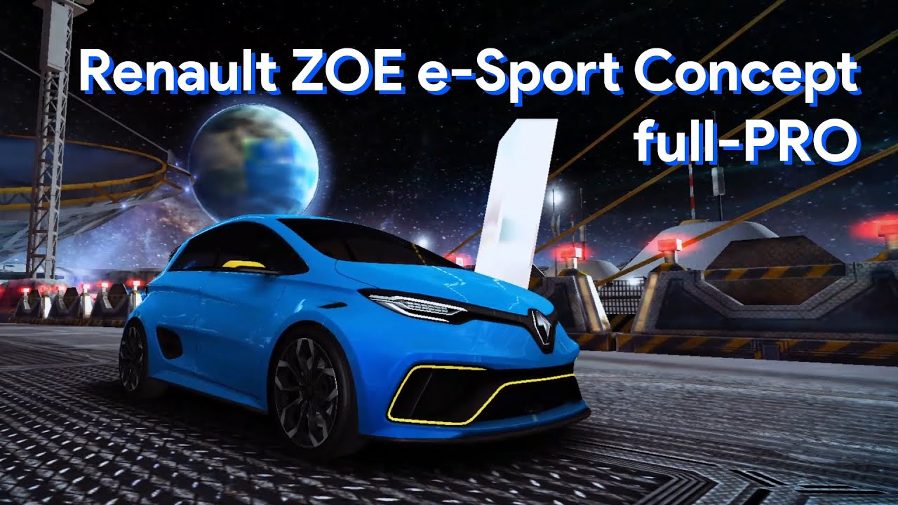 Asphalt 8 | Renault ZOE e-Sport Concept full-PRO (Fully Upgraded)